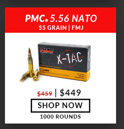PMC - X-TAC- 5.56x45mm - 55 Grain - FMJ - 1000 Rounds