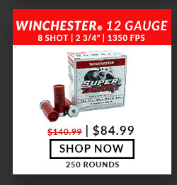 Winchester - 12 Gauge - #8 Shot - 2-3/4'' - 1350 FPS - 250 Rounds