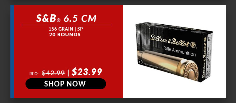 Sellier & Bellot - 6.5 Creedmoor - 156 Grain - SP - 20 Rounds