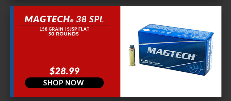 Magtech - 38 Special - 158 Grain - SJSP Flat - 50 Rounds