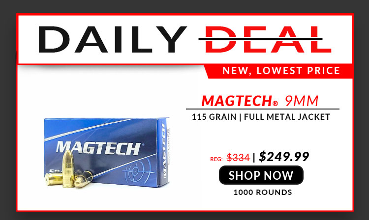 Magtech - 9mm - 115 Grain - FMJ - 1,000 Rounds