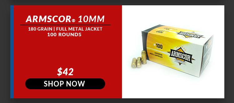 Armscor - 10mm - 180 Grain - FMJ - 100 Rounds