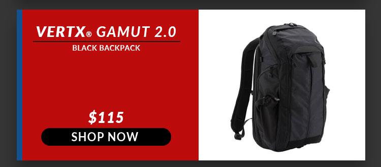 Vertx - Gamut 2.0 - Black - Backpack