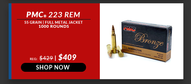 PMC - Bronze - 223 Rem - 55 Grain - FMJ - 1000 Rounds