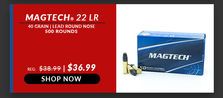 Magtech – 22 Long Rifle – 40 Grain – LRN – 500 Rounds