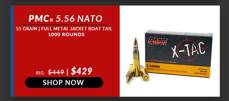 PMC - X-TAC- 5.56x45mm - 55 Grain - FMJ - 1000 Rounds