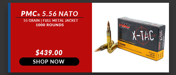 PMC – X-TAC- 5.56x45mm – 55 Grain – FMJ – 1000 Rounds