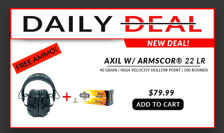 Armscor – 22 LR - 40 Grain with Axil Trackr HEeadphones