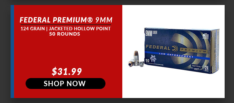 Federal – Premium LE HST – 9mm – 124 Grain – JHP