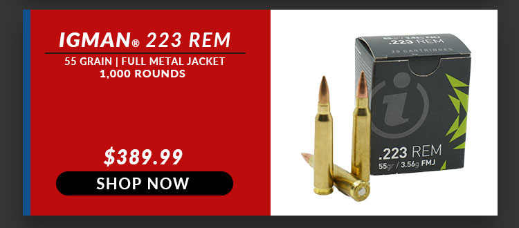 IGMAN – 223 REM – 55 GRAIN – FMJ