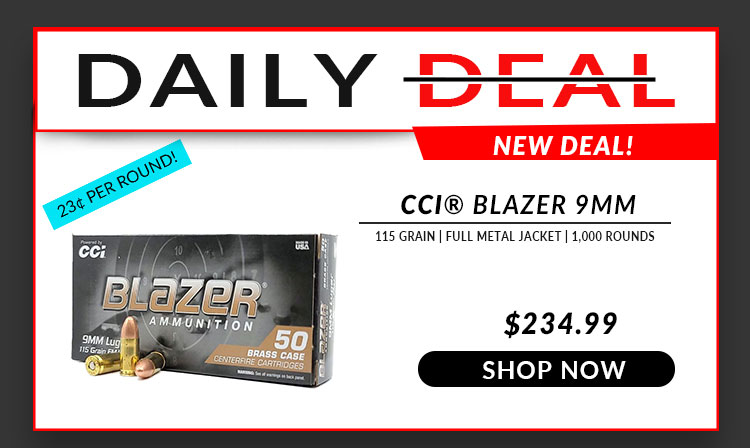 CCI – Blazer – 9mm – 115 Grain – FMJ