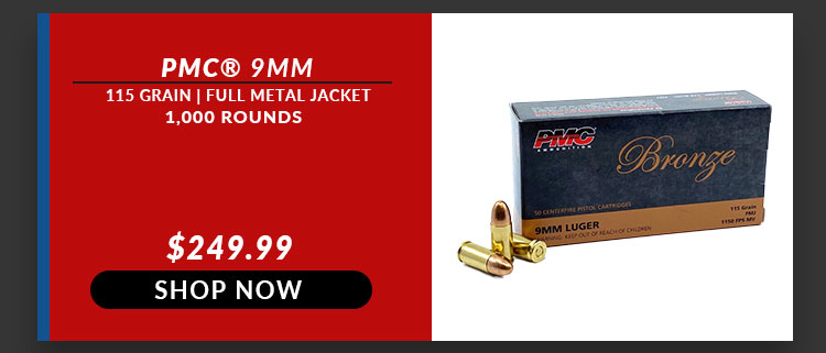 PMC – BRONZE – 9MM – 115 GRAIN – FMJ