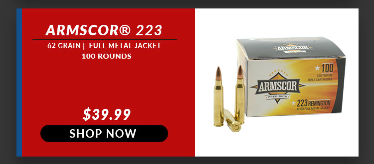 Armscor – 223 Rem – 62 Grain – FMJ