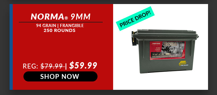 Norma – 9mm – 94 Grain – Frangible