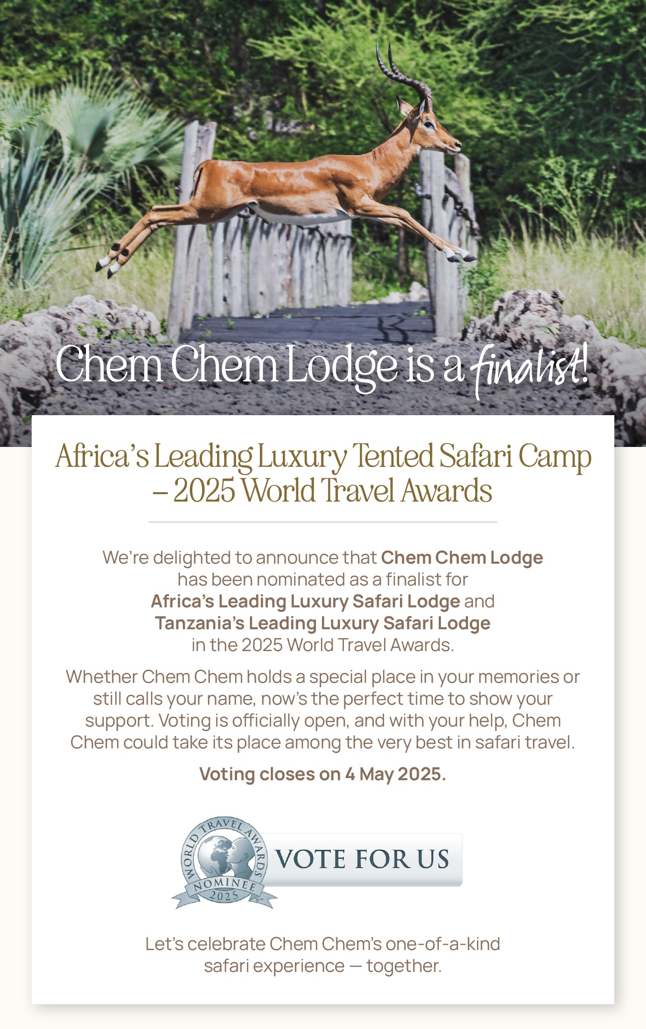 Vote for us
