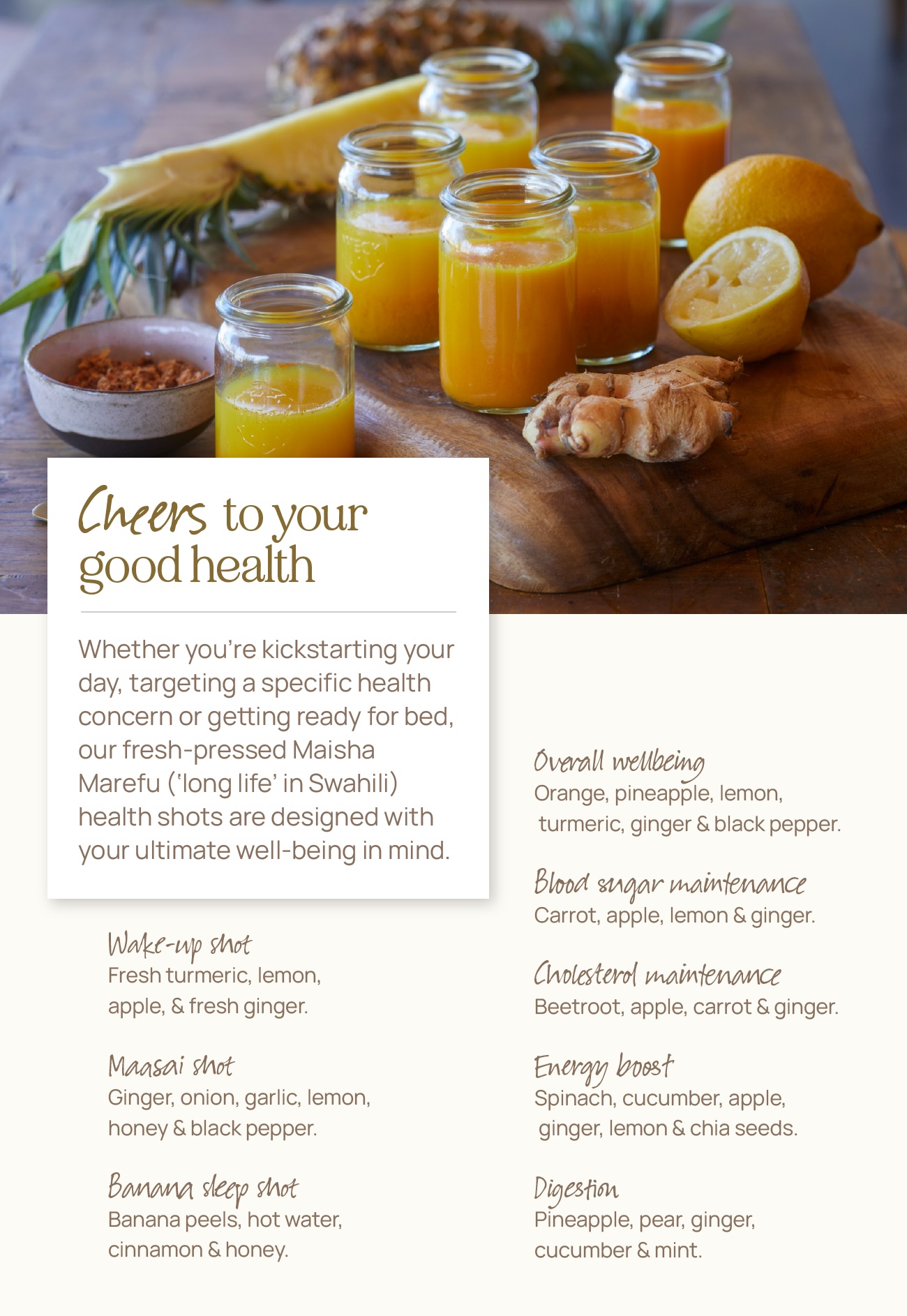 Cheers to your good health