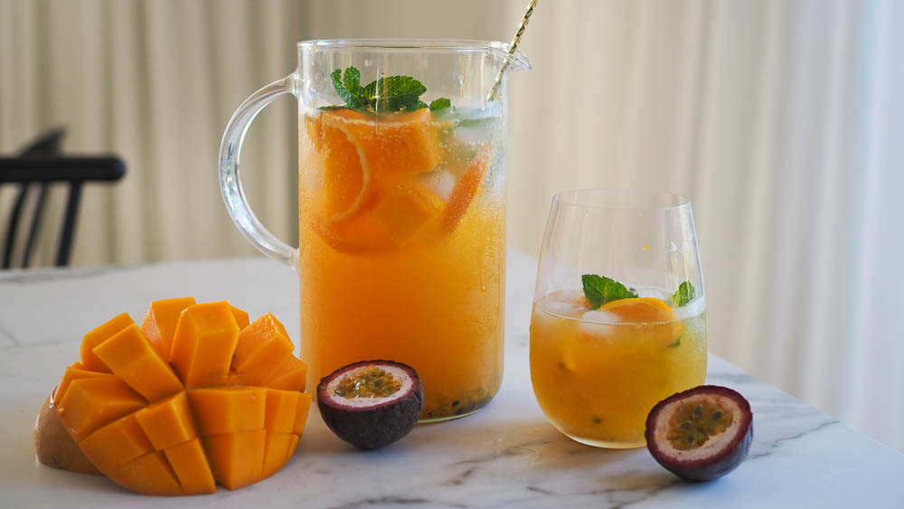 Sip Happens: Mango and Passion Fruit White Sangria