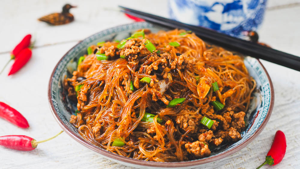 Quick Fix With Big Flavour: Ants Climbing A Tree Spicy Noodles